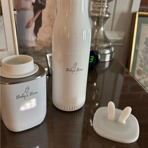 Baby's Brew White Bottle Warmer Set